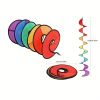 Camping Tent Foldable Rainbow Spiral Windmill Wind Spinner; Camping Accessory Decor